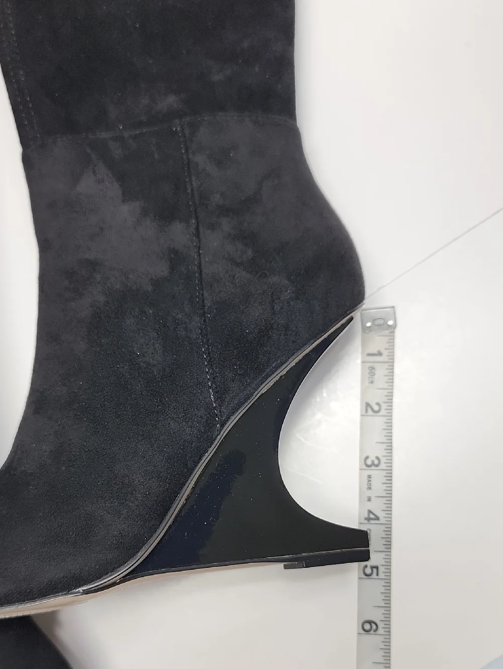 AAJ BY AMINAH NEW IN BOX SCULPTED HEEL OVER-THE-KNEE BOOTS